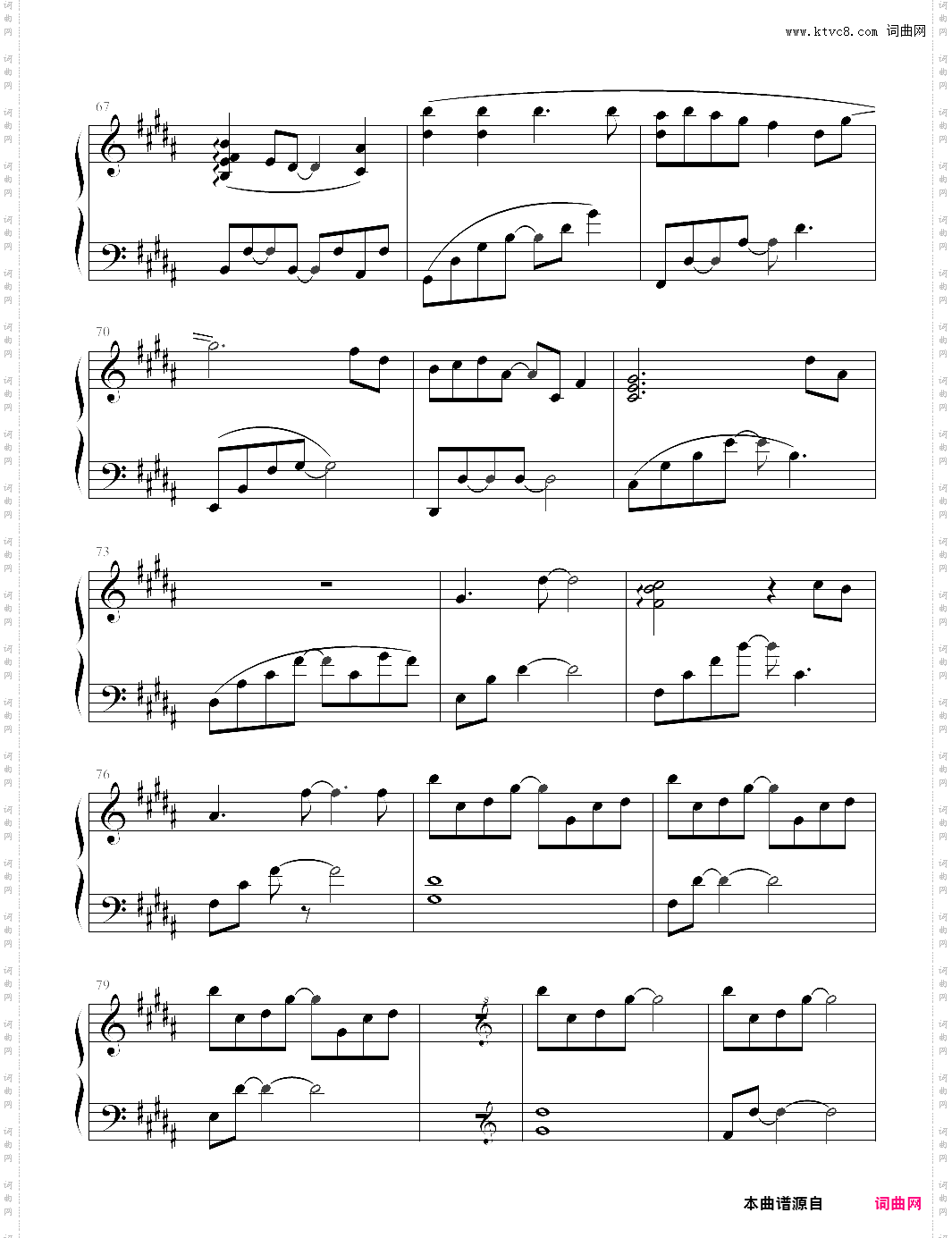 silent emotion日剧悠长假期主题曲，钢琴版