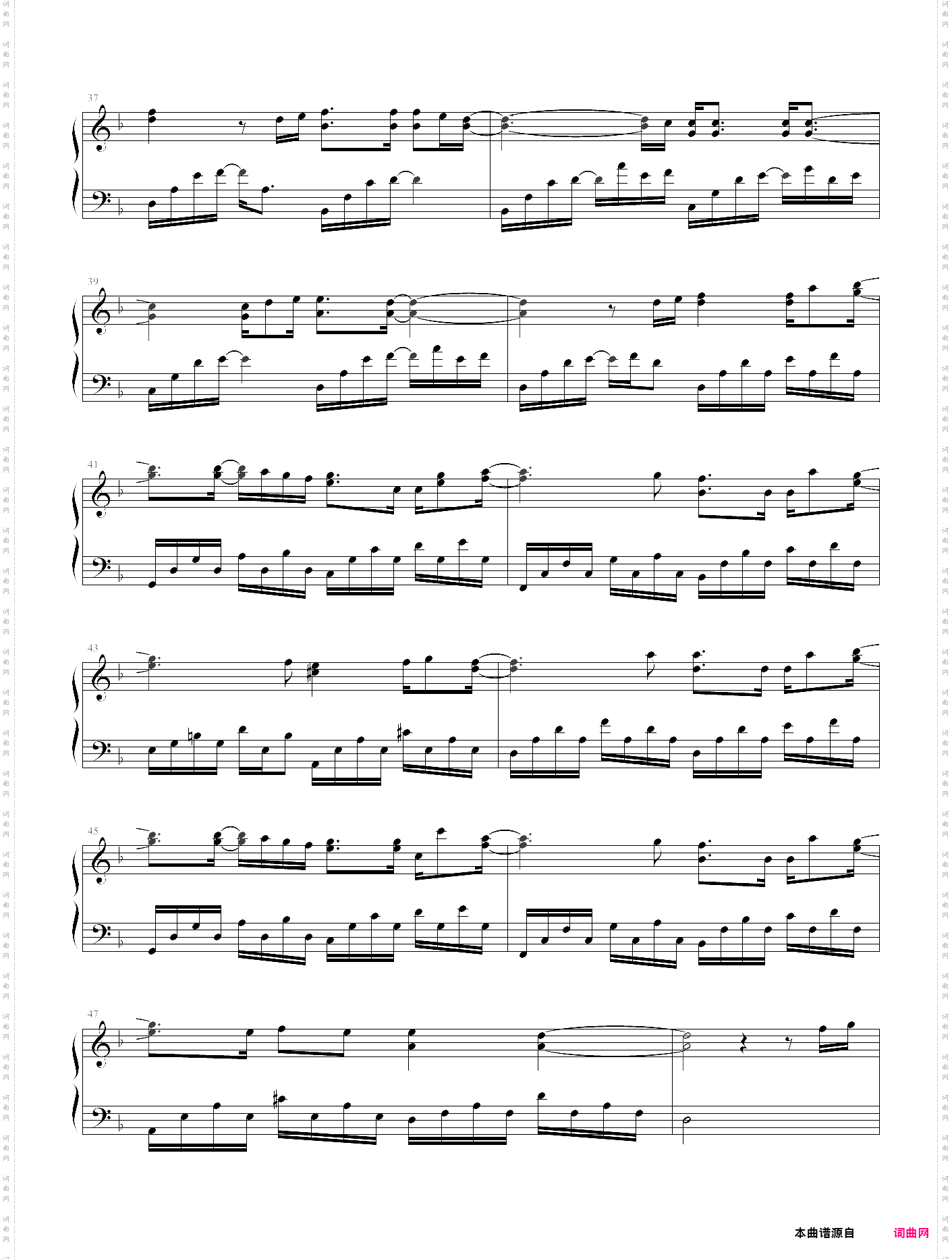 留给最爱的说话钢琴版，张柏芝