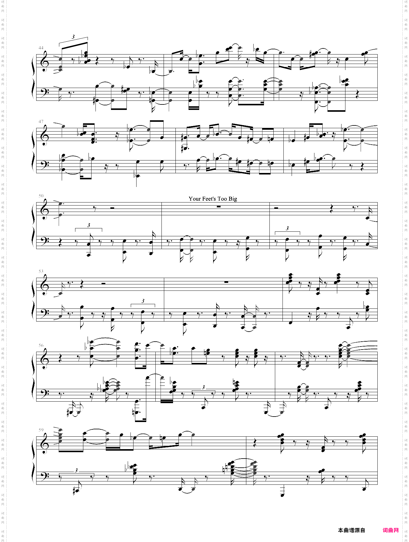 fats waller medley 4胖子沃勒的杂凑曲4，爵士版