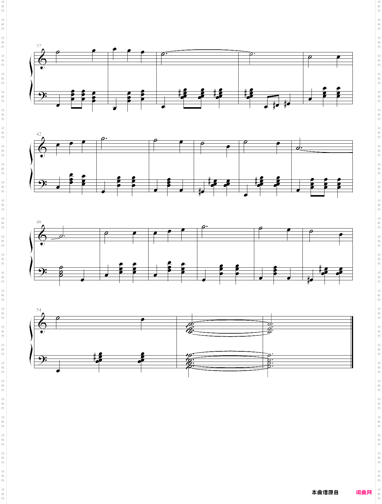 山楂树_外国儿童歌曲钢琴曲集111首008