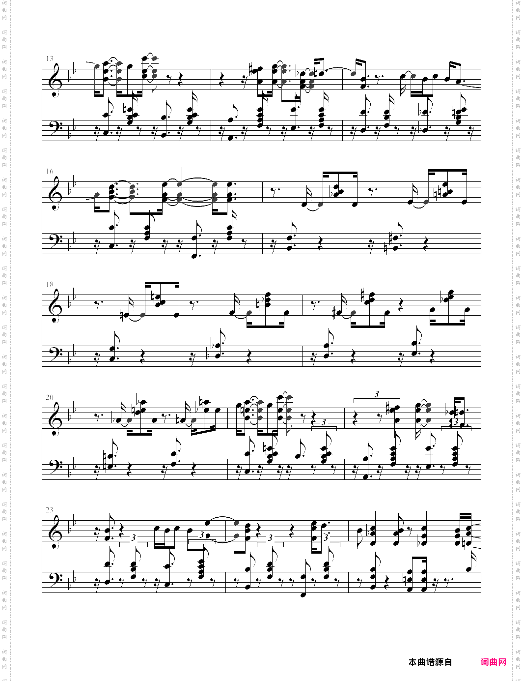 the finger breaker海上钢琴师插曲，钢琴曲
