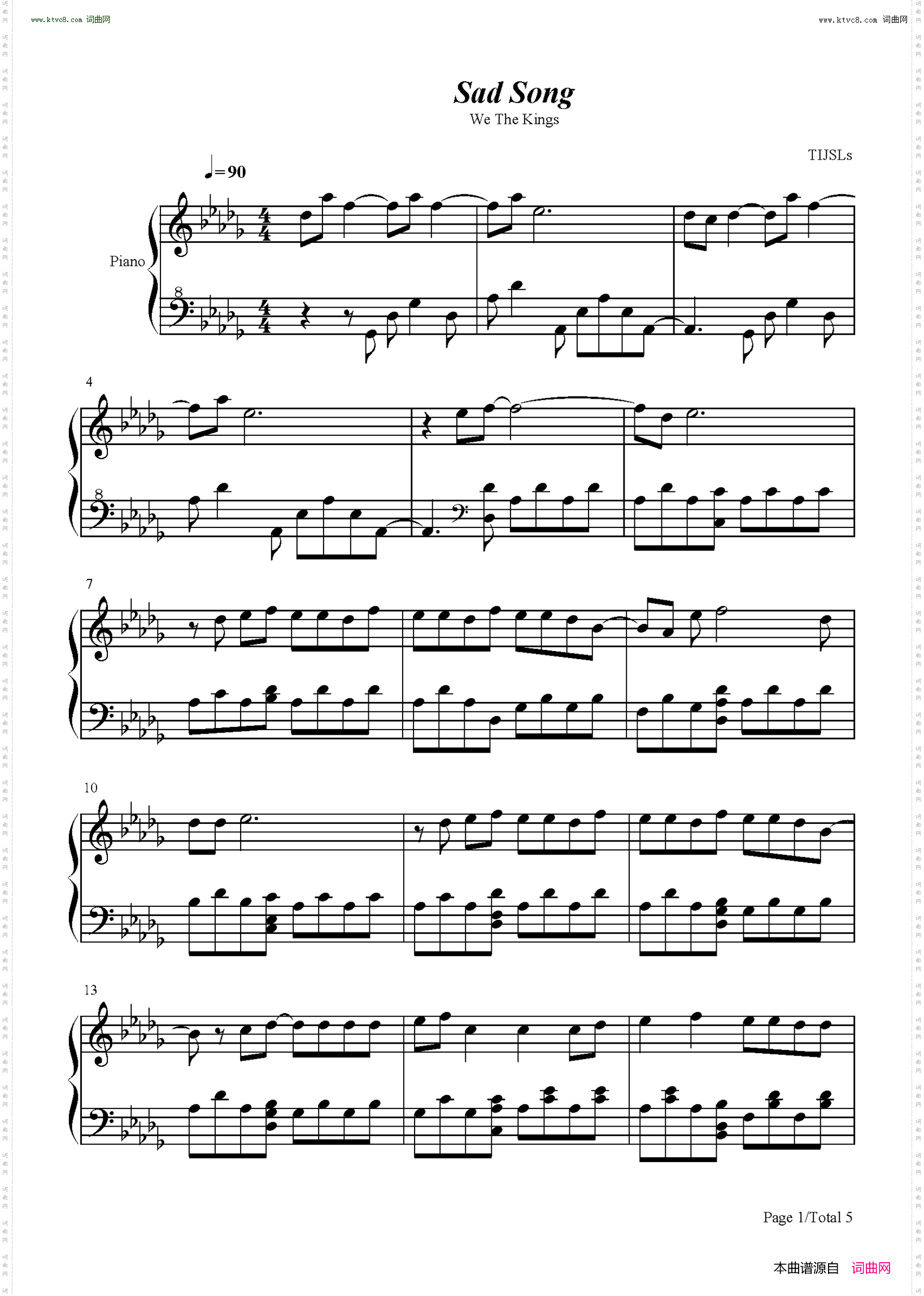 Sad Song