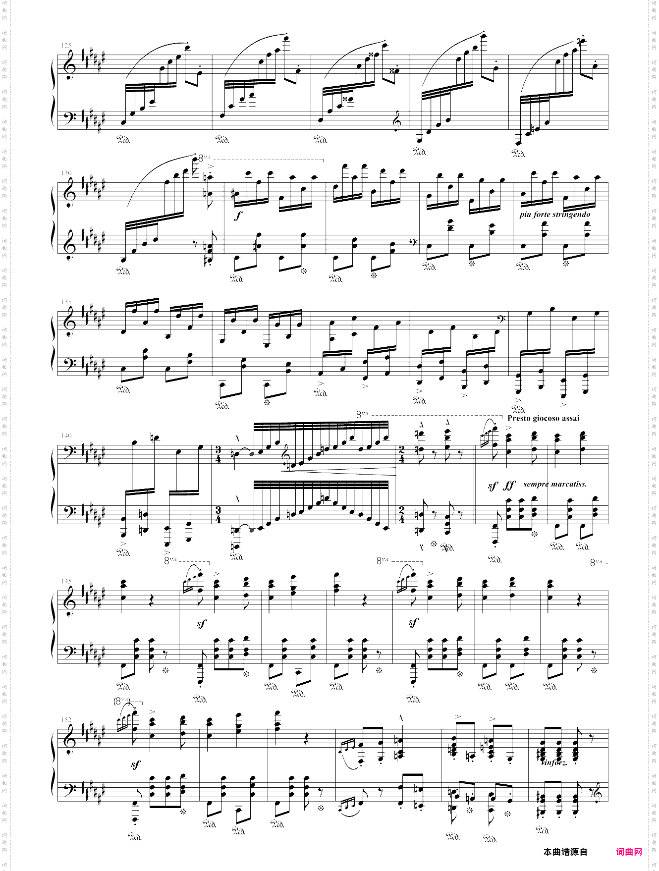 匈牙利狂想曲第8号辉煌明亮的狂想曲，yip骏版