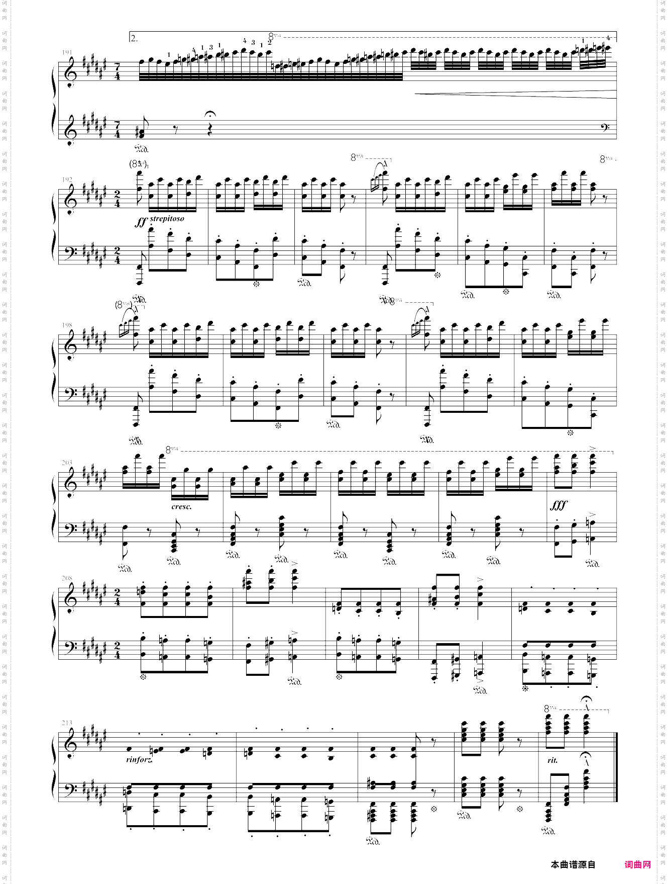 匈牙利狂想曲第8号辉煌明亮的狂想曲，yip骏版