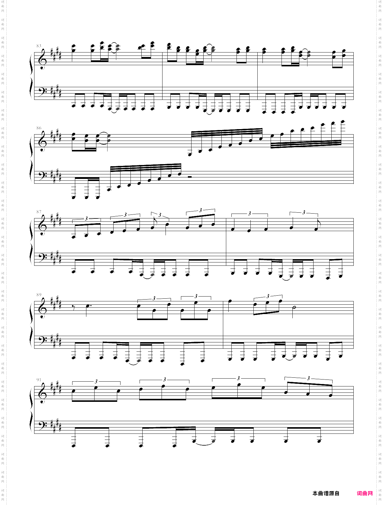 rage your dream 头文字d结尾钢琴完整版动画片