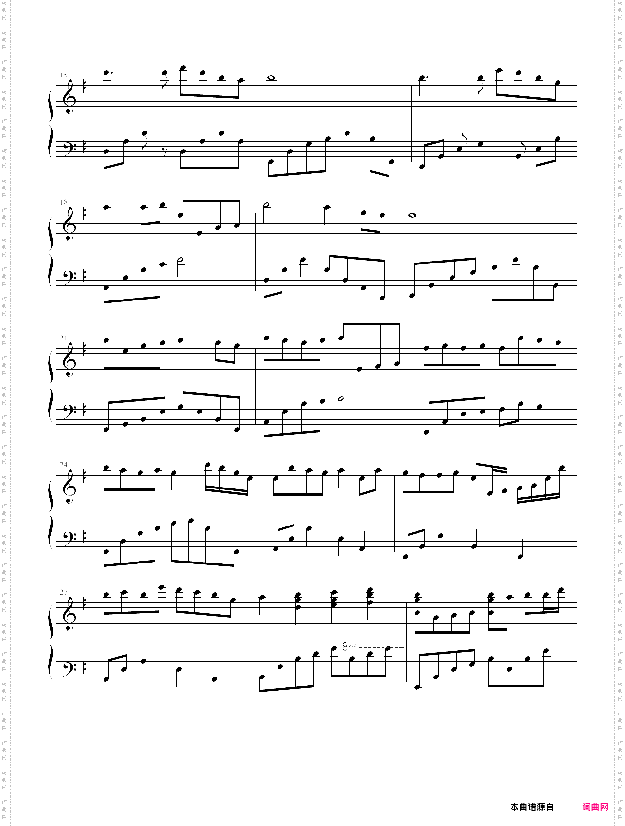 all the notes