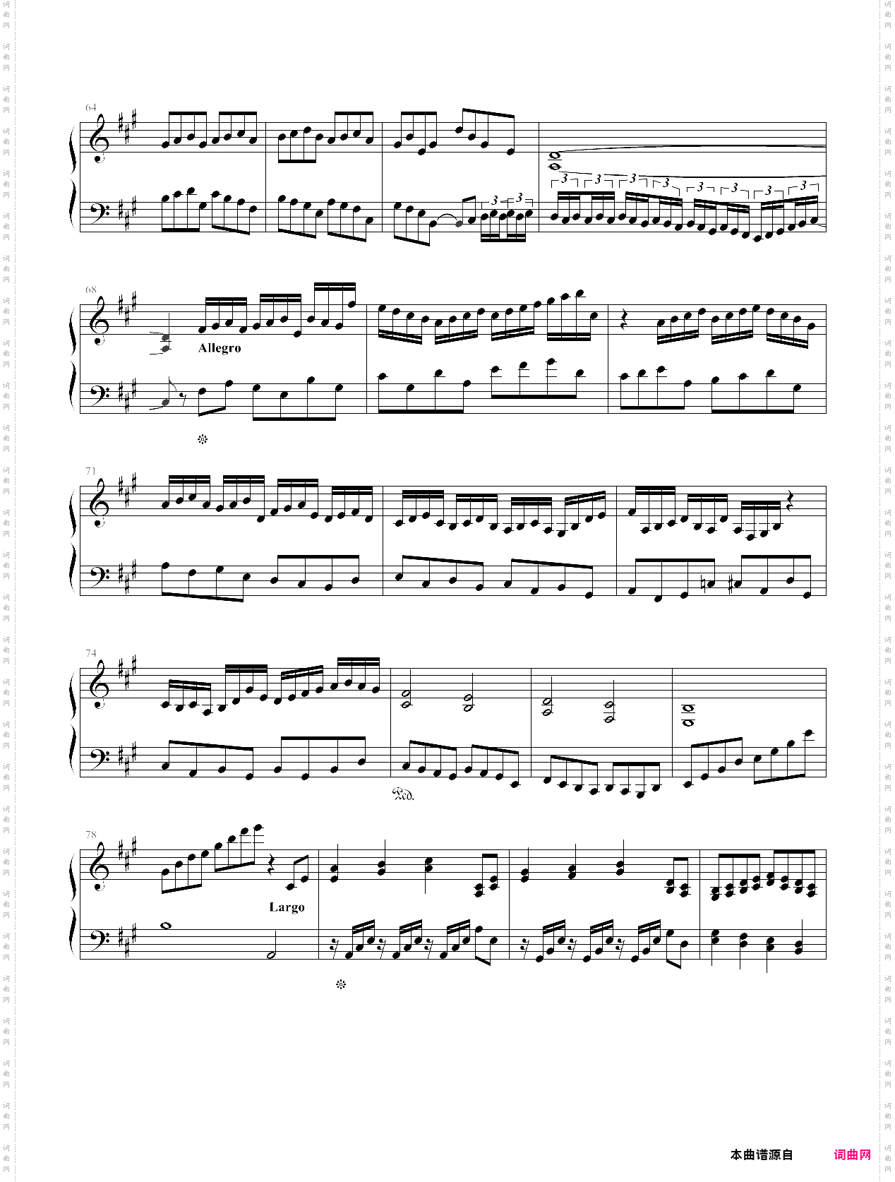 impromptu in a sharp major