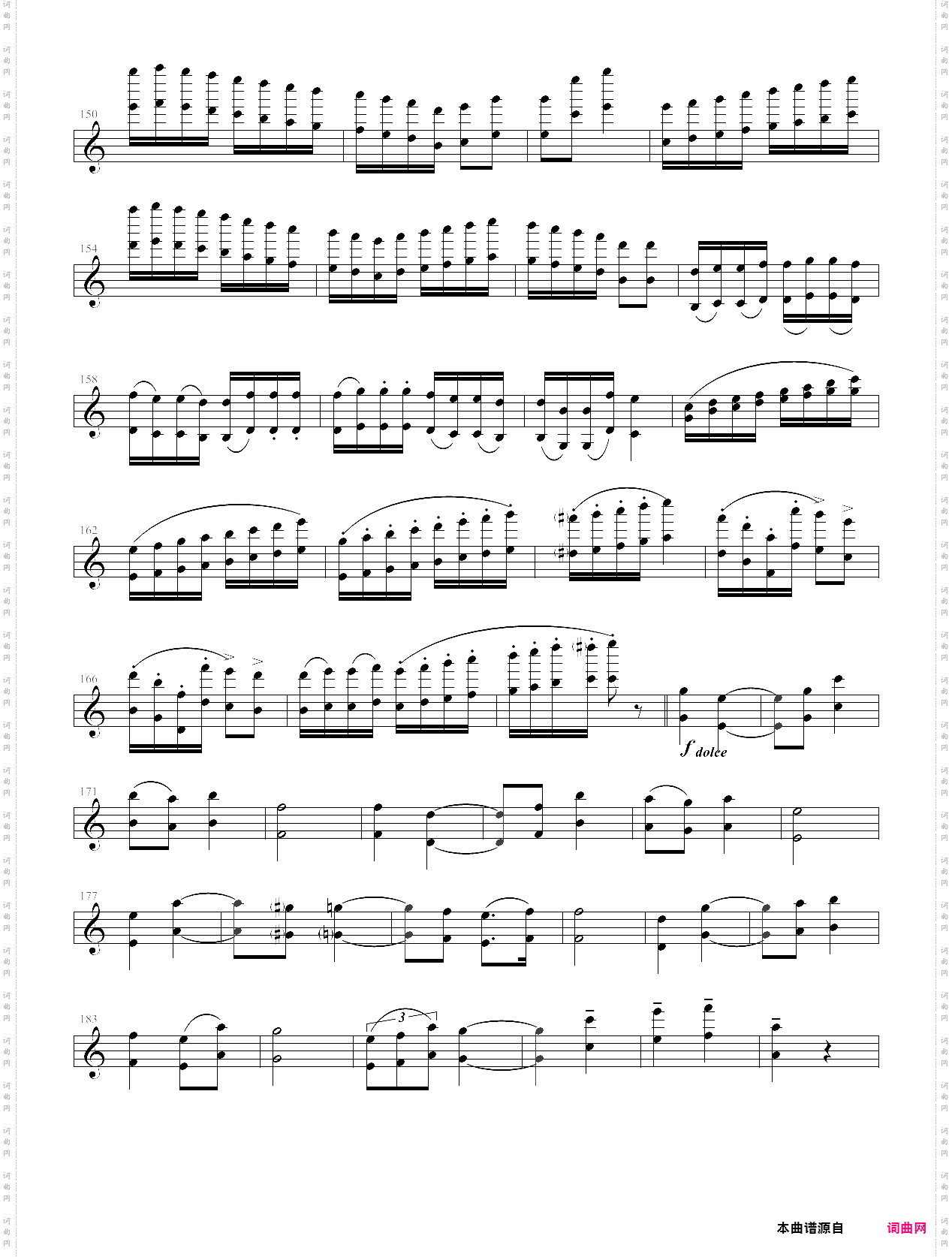 莫扎特主题炫技变奏曲小提琴版