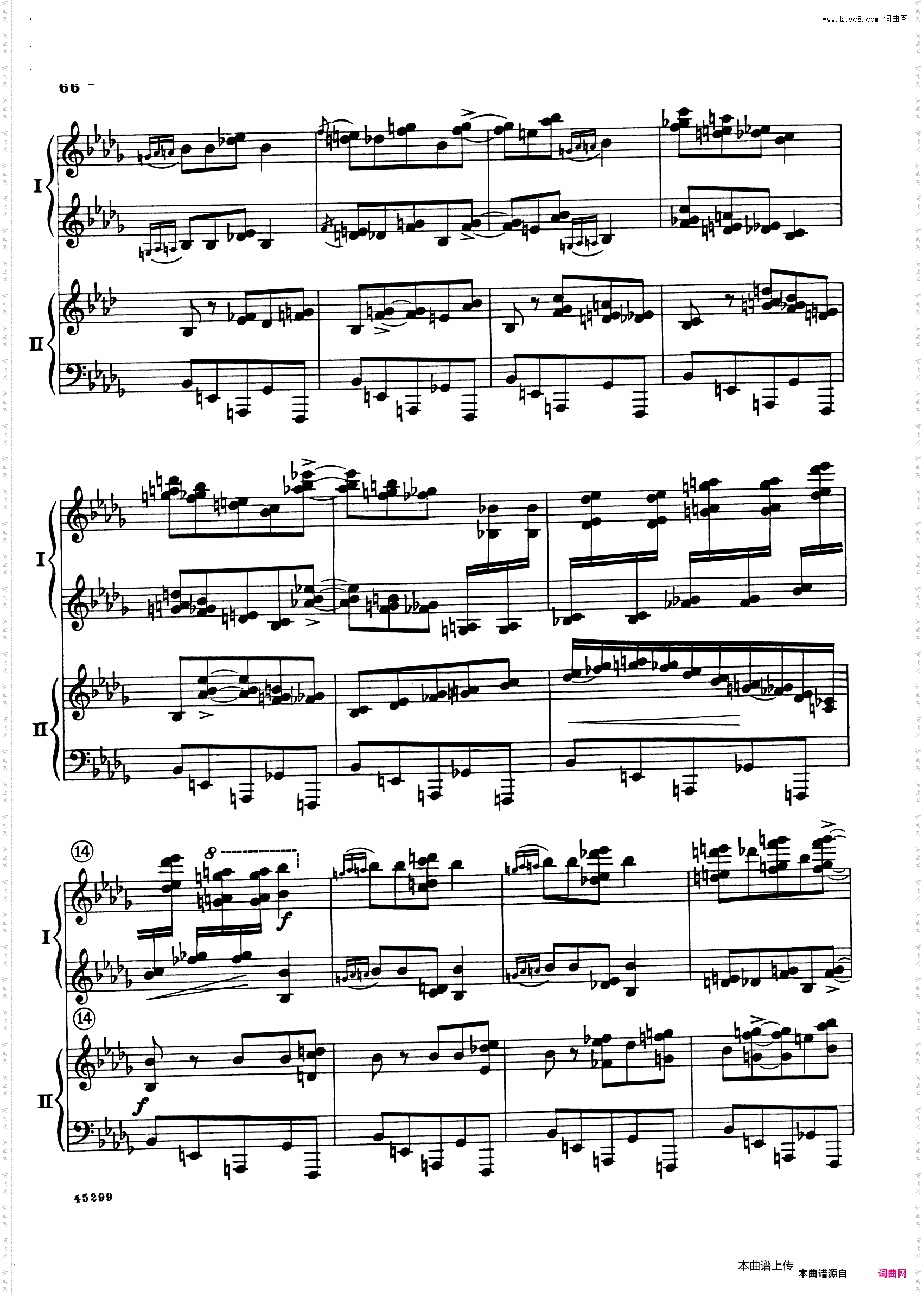 Piano Concerto Op·38钢琴协奏曲·双钢琴·第三乐章