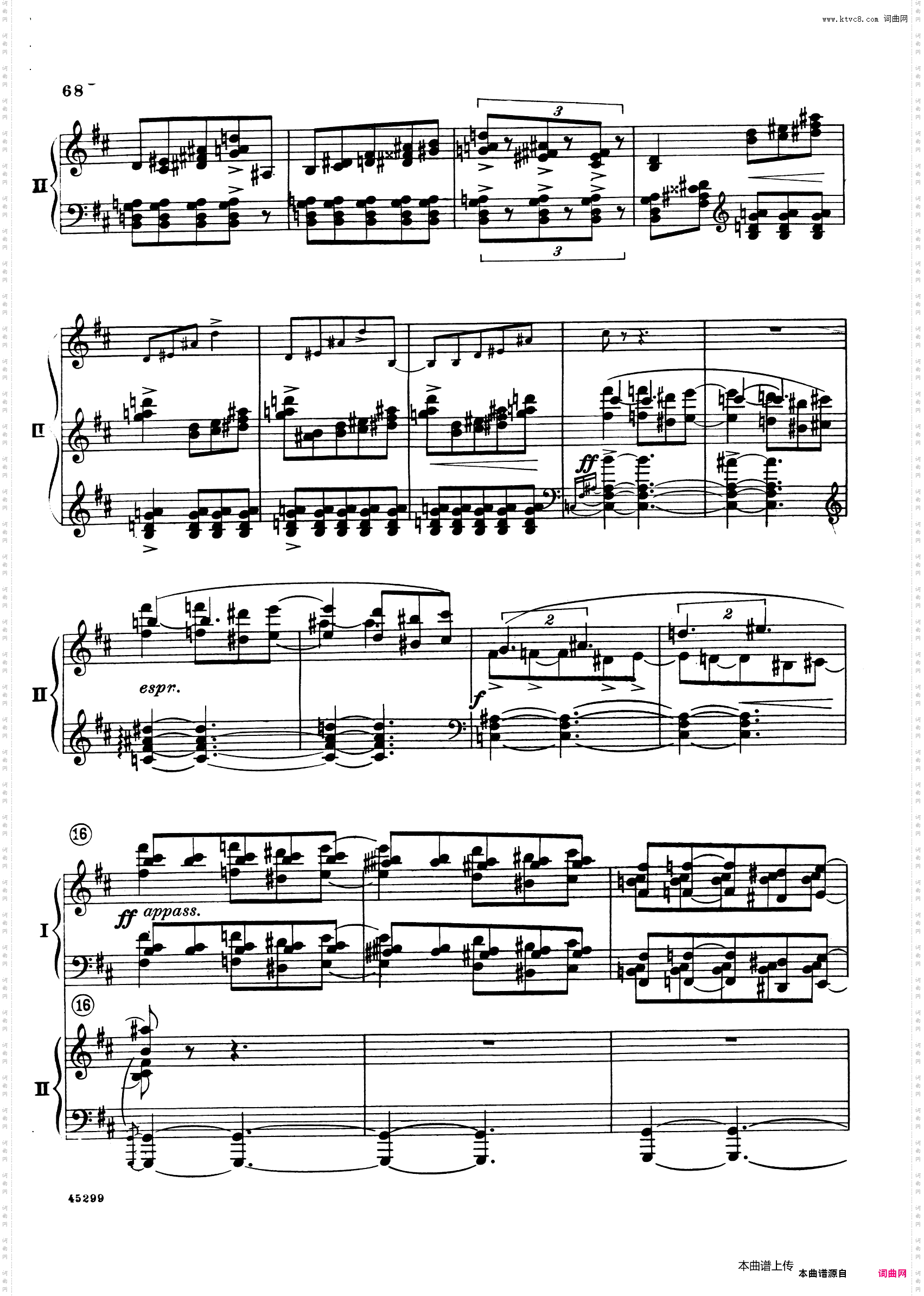 Piano Concerto Op·38钢琴协奏曲·双钢琴·第三乐章