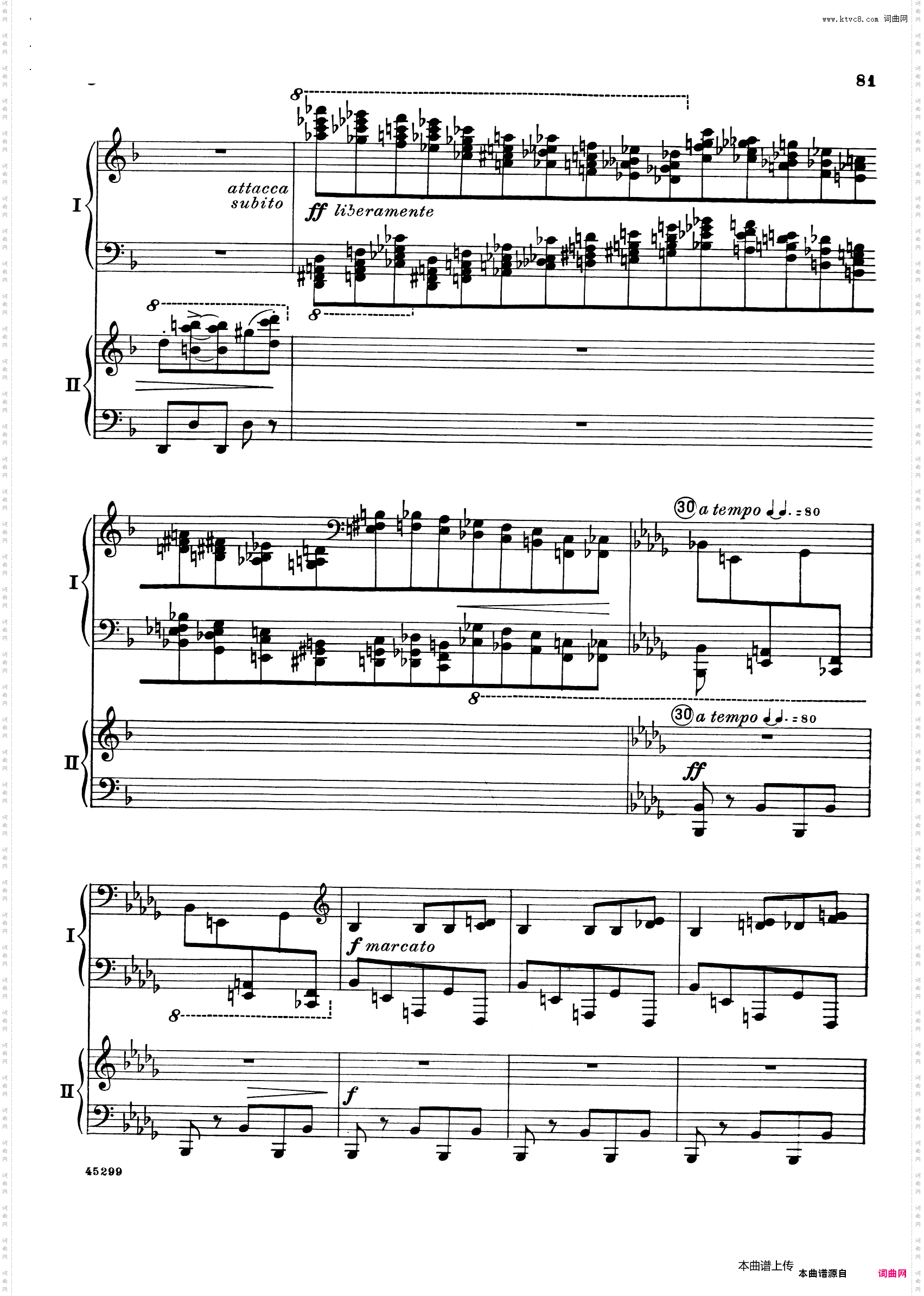 Piano Concerto Op·38钢琴协奏曲·双钢琴·第三乐章