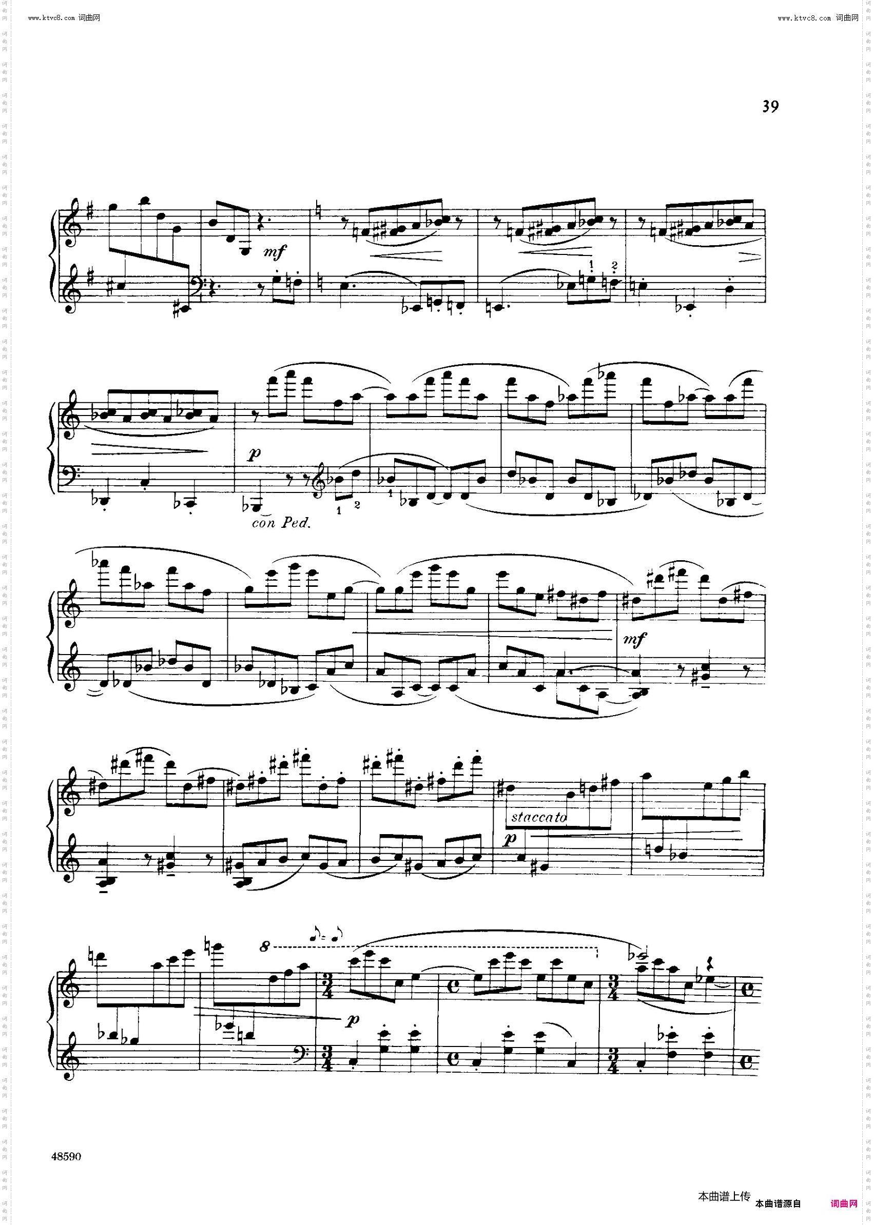Piano Sonata Op·26钢琴奏鸣曲·第二乐章
