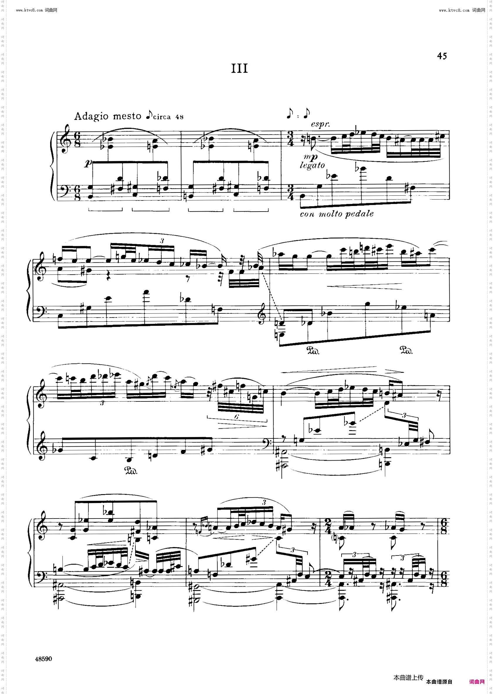 Piano Sonata Op·26钢琴奏鸣曲·第二乐章