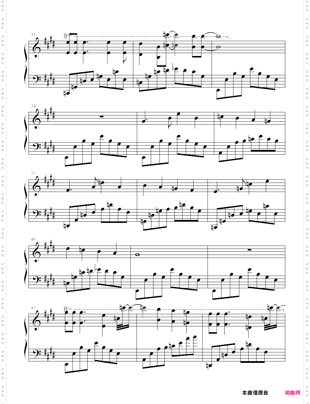 uintended钢琴版，muse