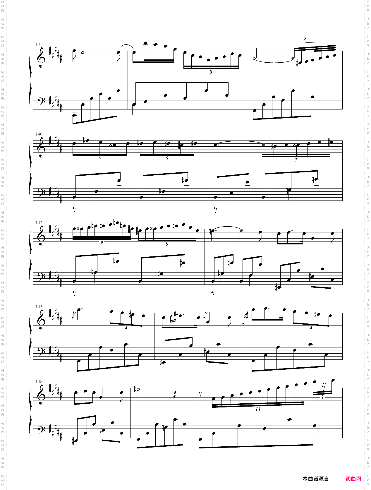 b大调夜曲