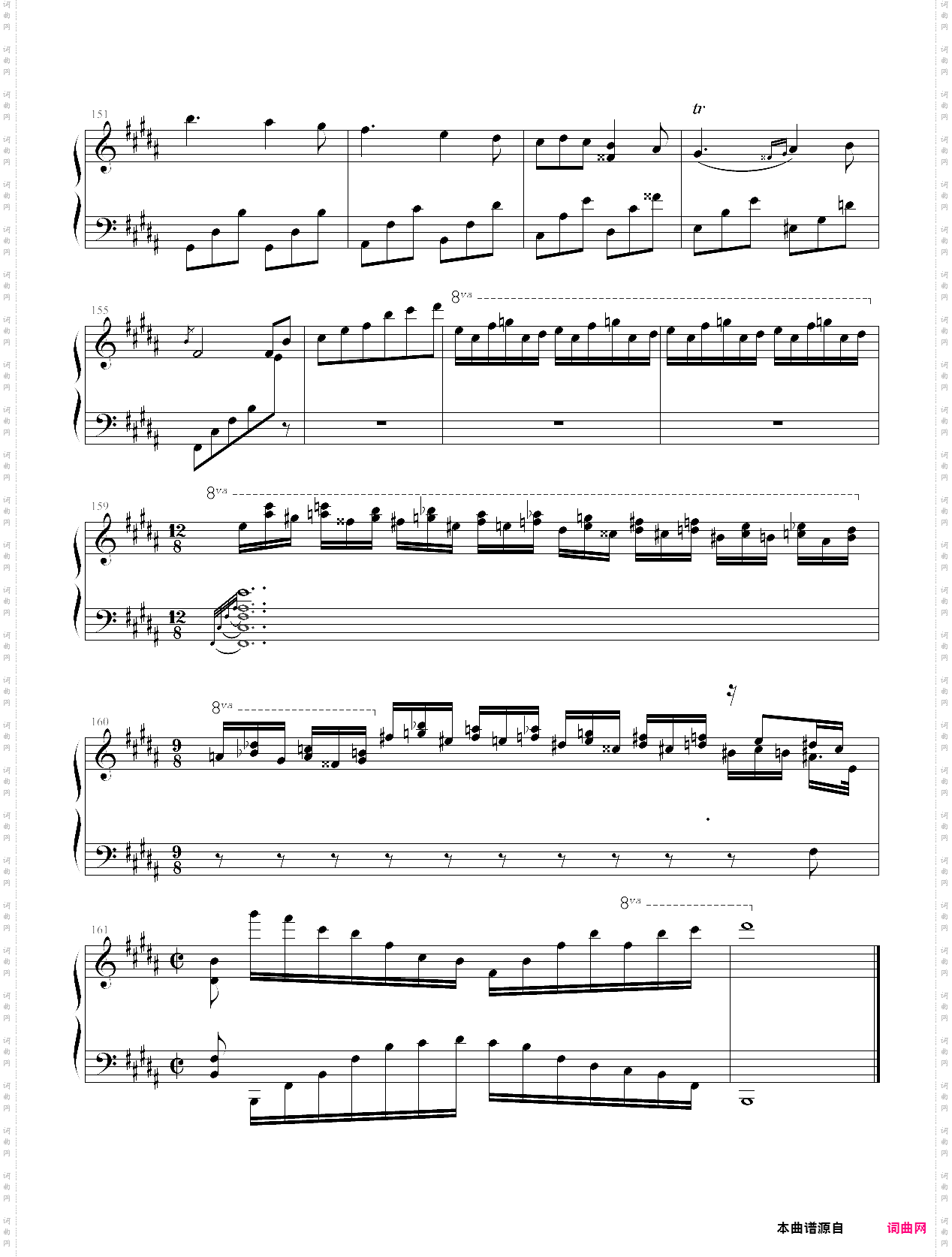 b大调夜曲