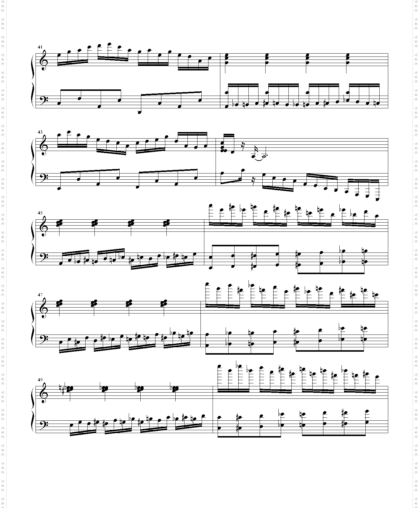 狂躁钢琴练习曲
