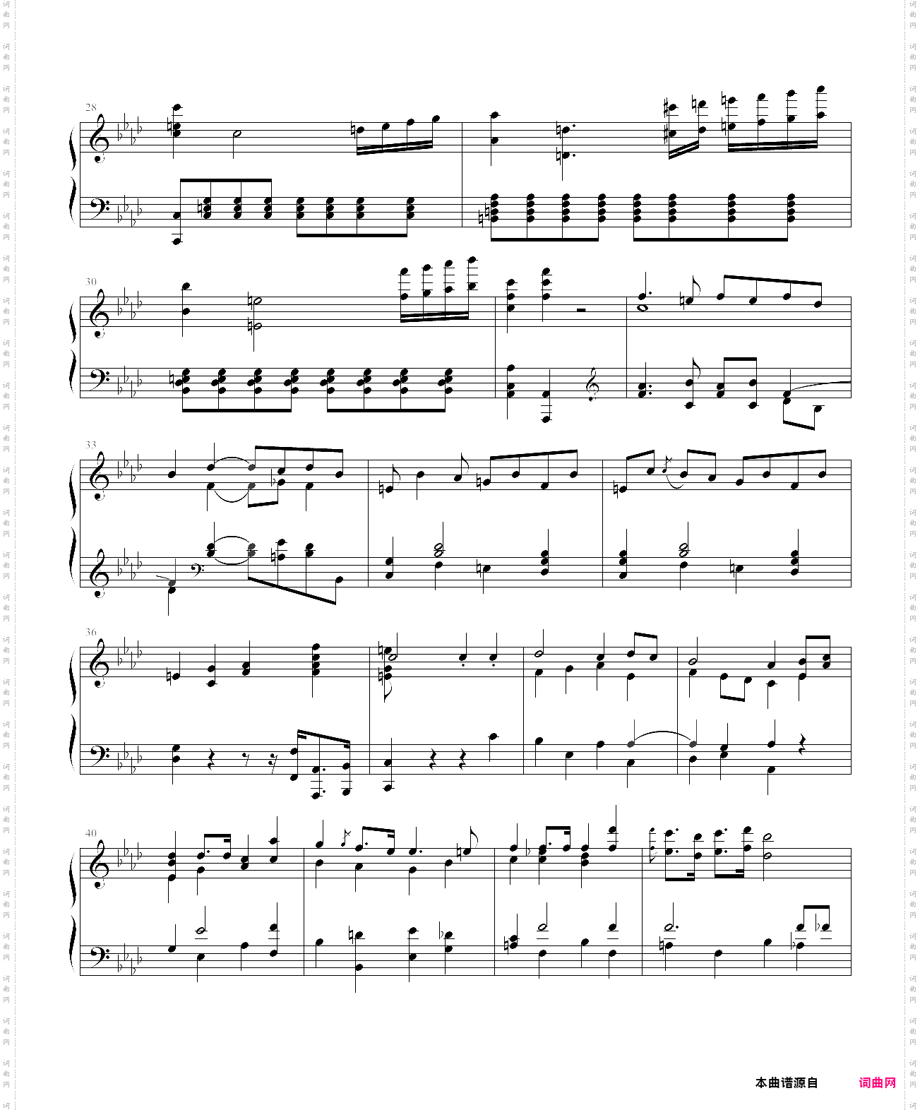 肖邦第二钢琴协奏曲第一乐章