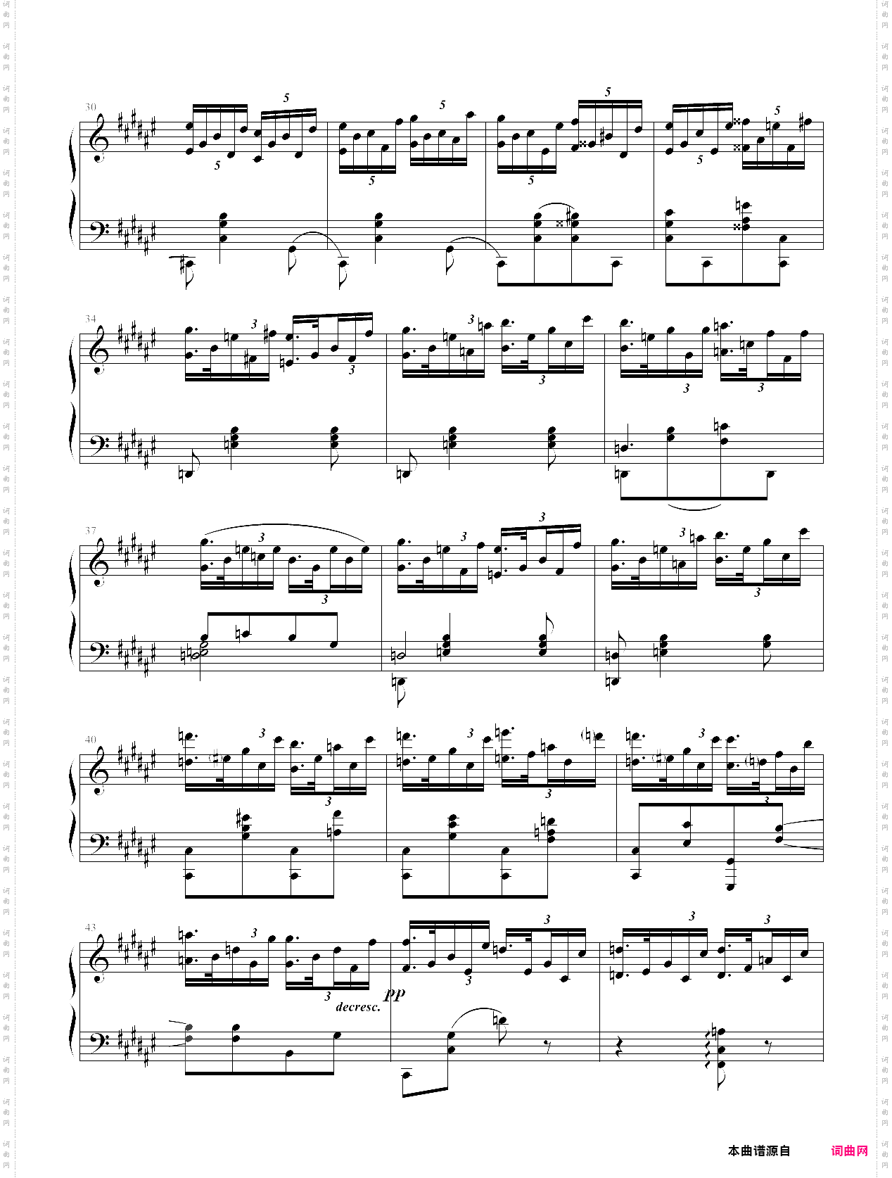 升f大调夜曲