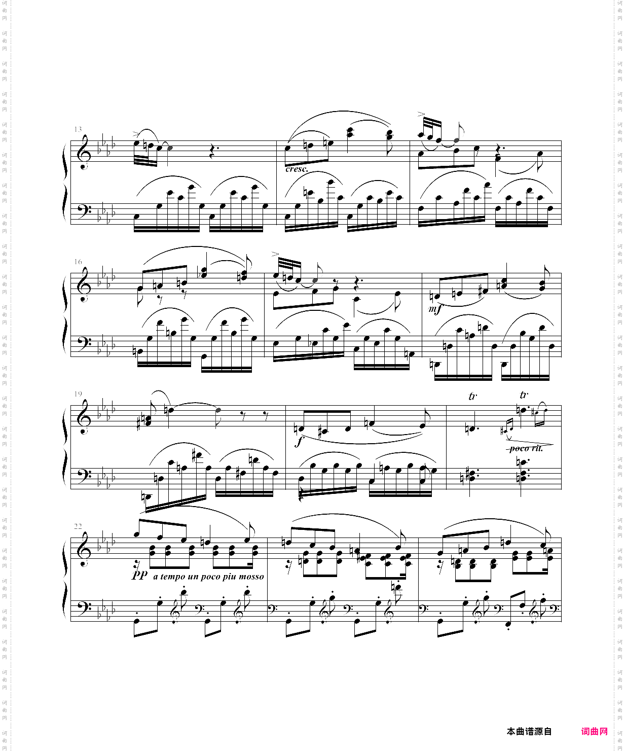 夜曲-法雅钢琴小品