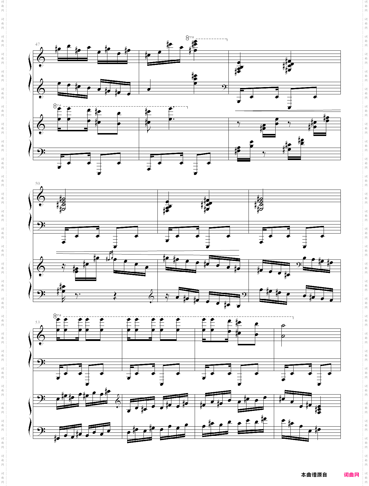 爵士双钢琴奏鸣曲第三乐章