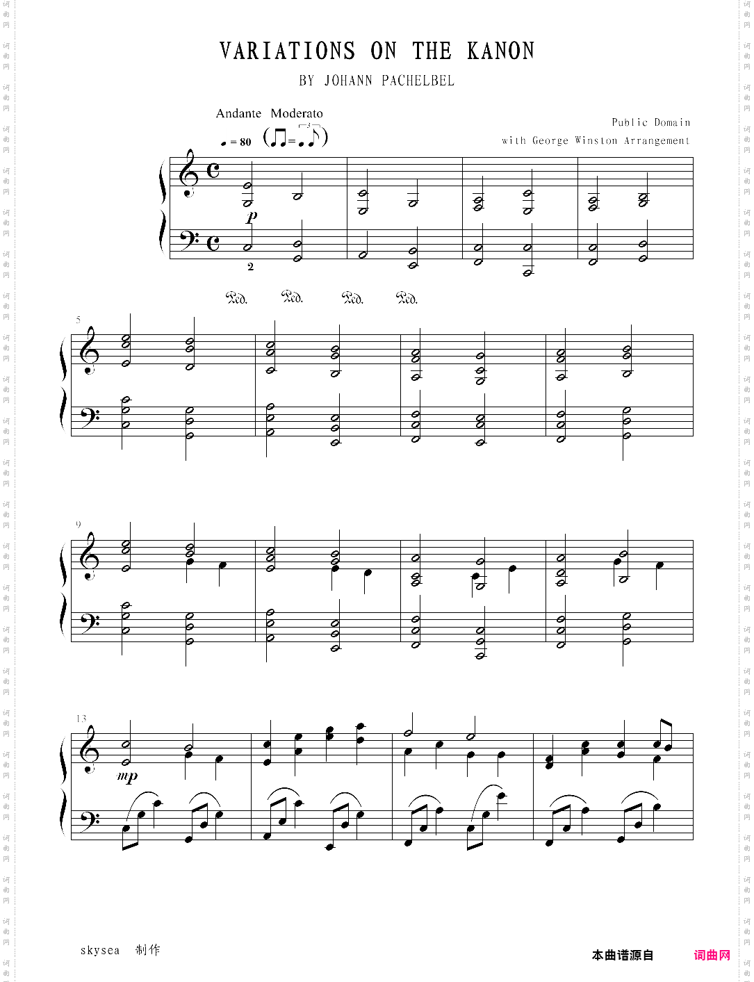 kanon by pachelbel