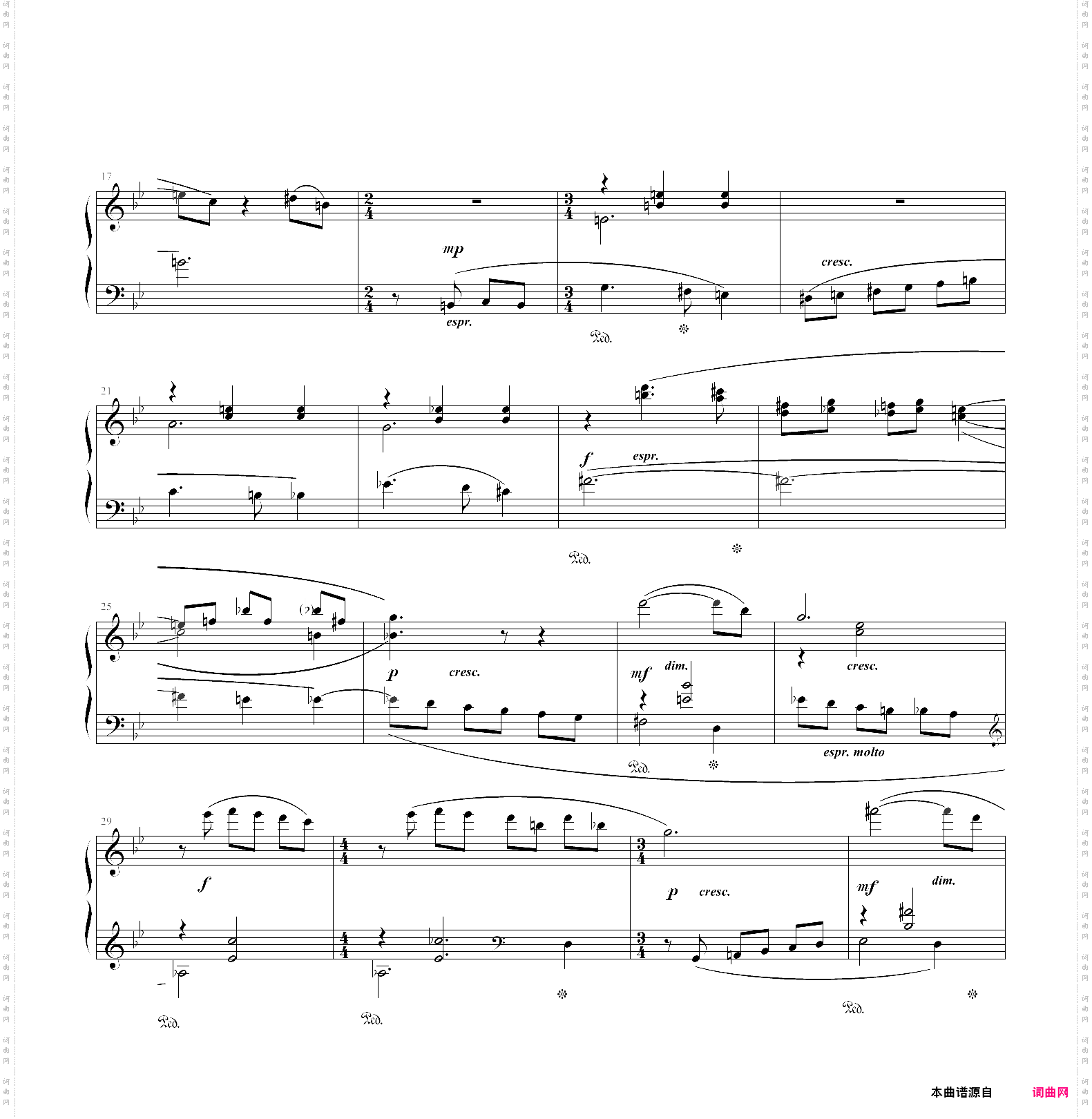 肖斯塔科维奇前奏曲第二册12-24首肖斯塔科维奇前奏曲no·22 g小调