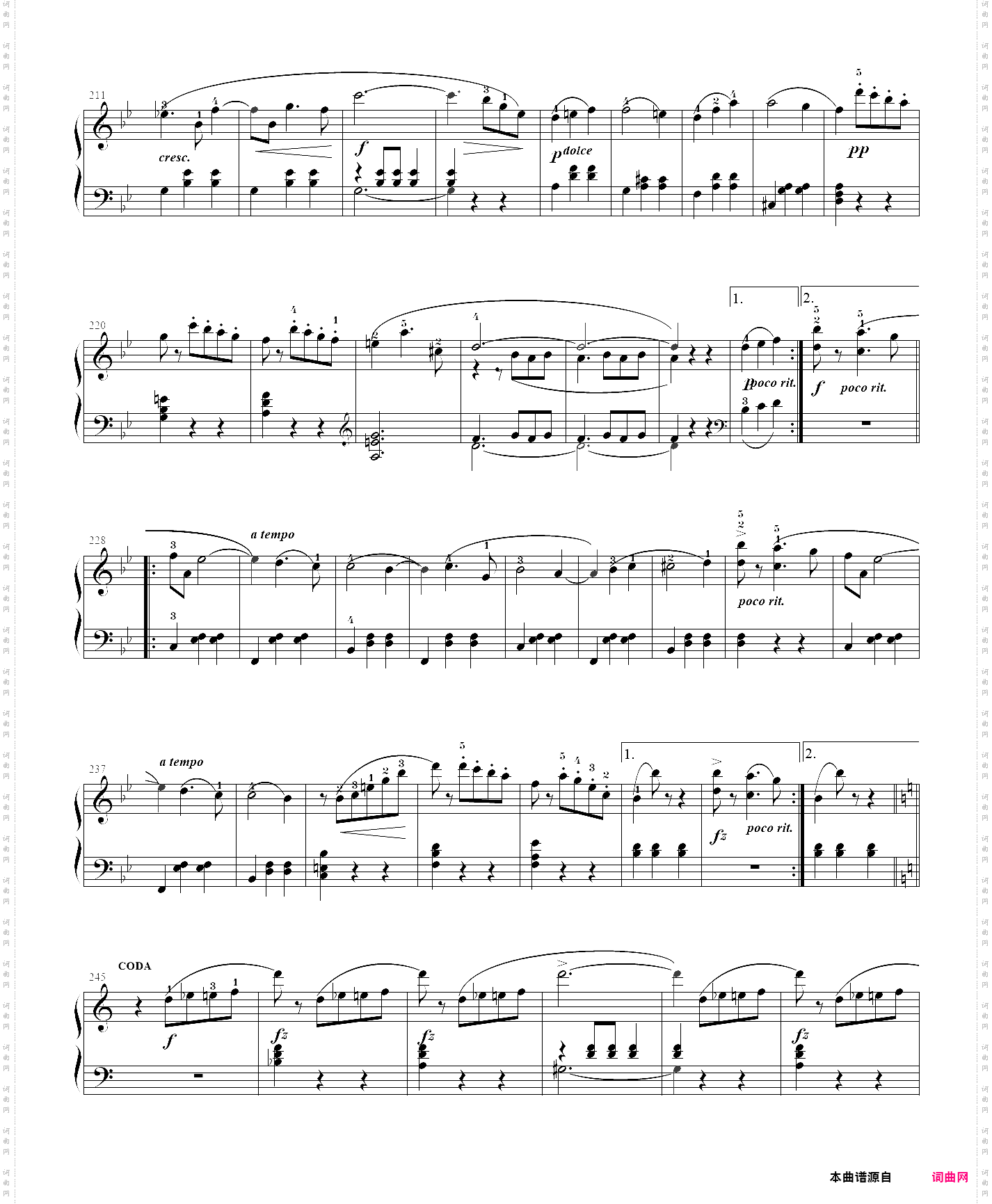 7· 春之声frühlingsstimmen- 约翰·施特劳斯钢琴圆舞曲集