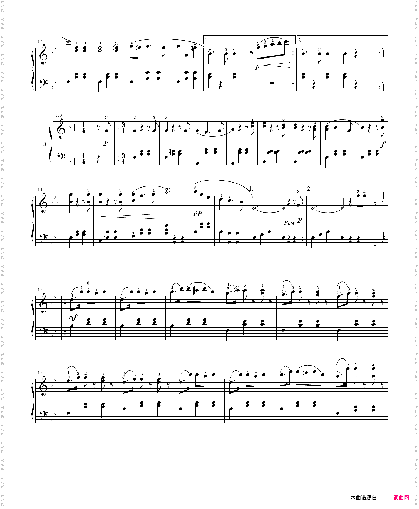 3· 维也纳森林的故事geschiten aus dem wienerwald- 约翰·施特劳斯钢琴圆舞曲集