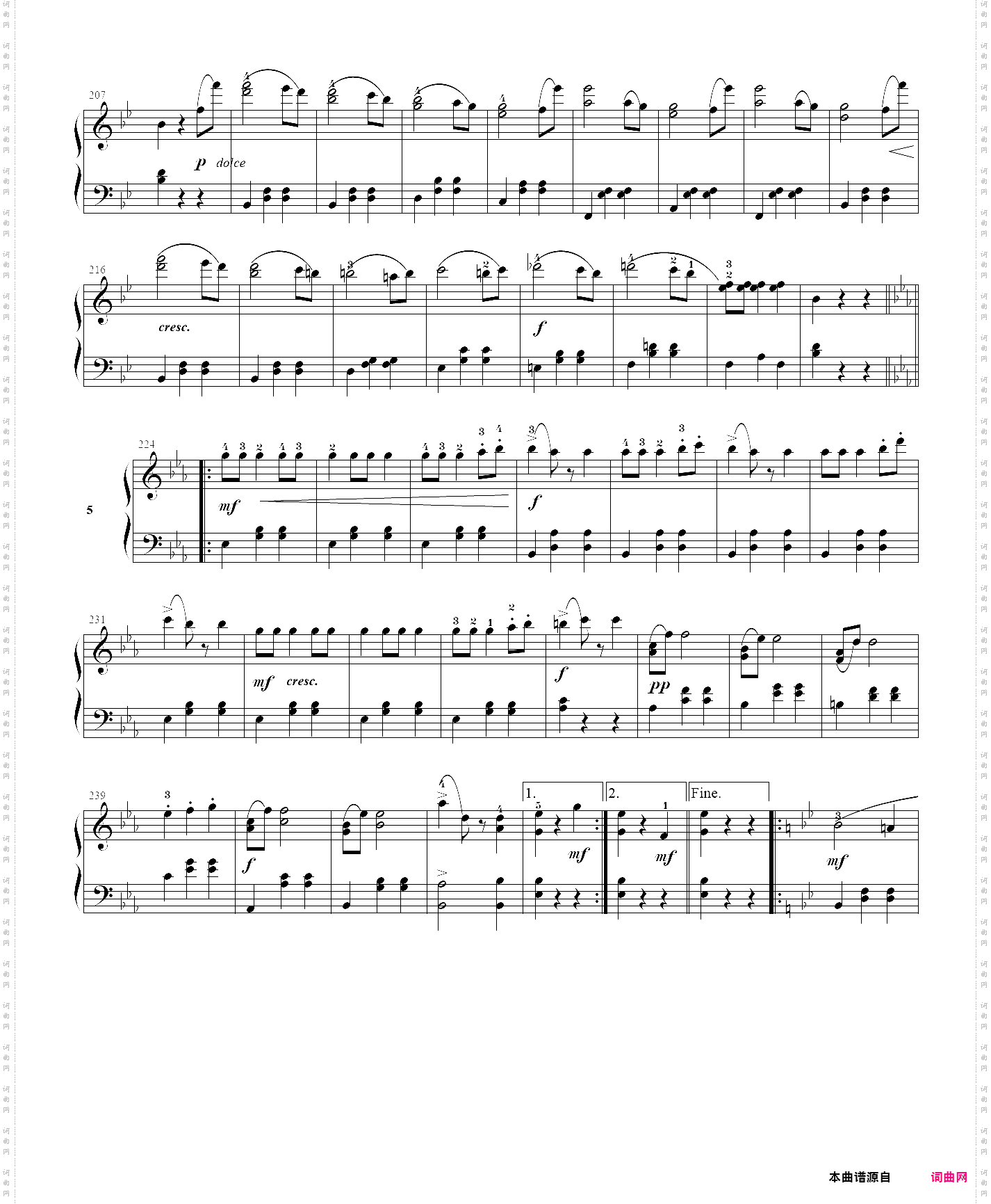 3· 维也纳森林的故事geschiten aus dem wienerwald- 约翰·施特劳斯钢琴圆舞曲集
