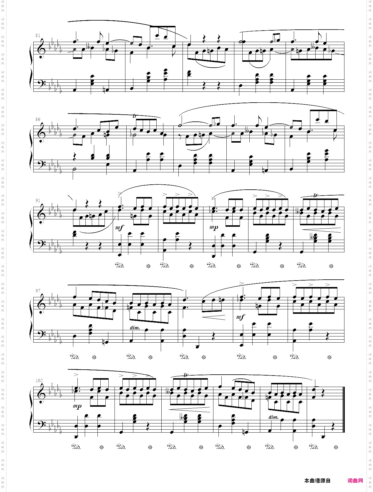 13·【降d大调】圆舞曲 op·70 no·3 - 肖邦圆舞曲集