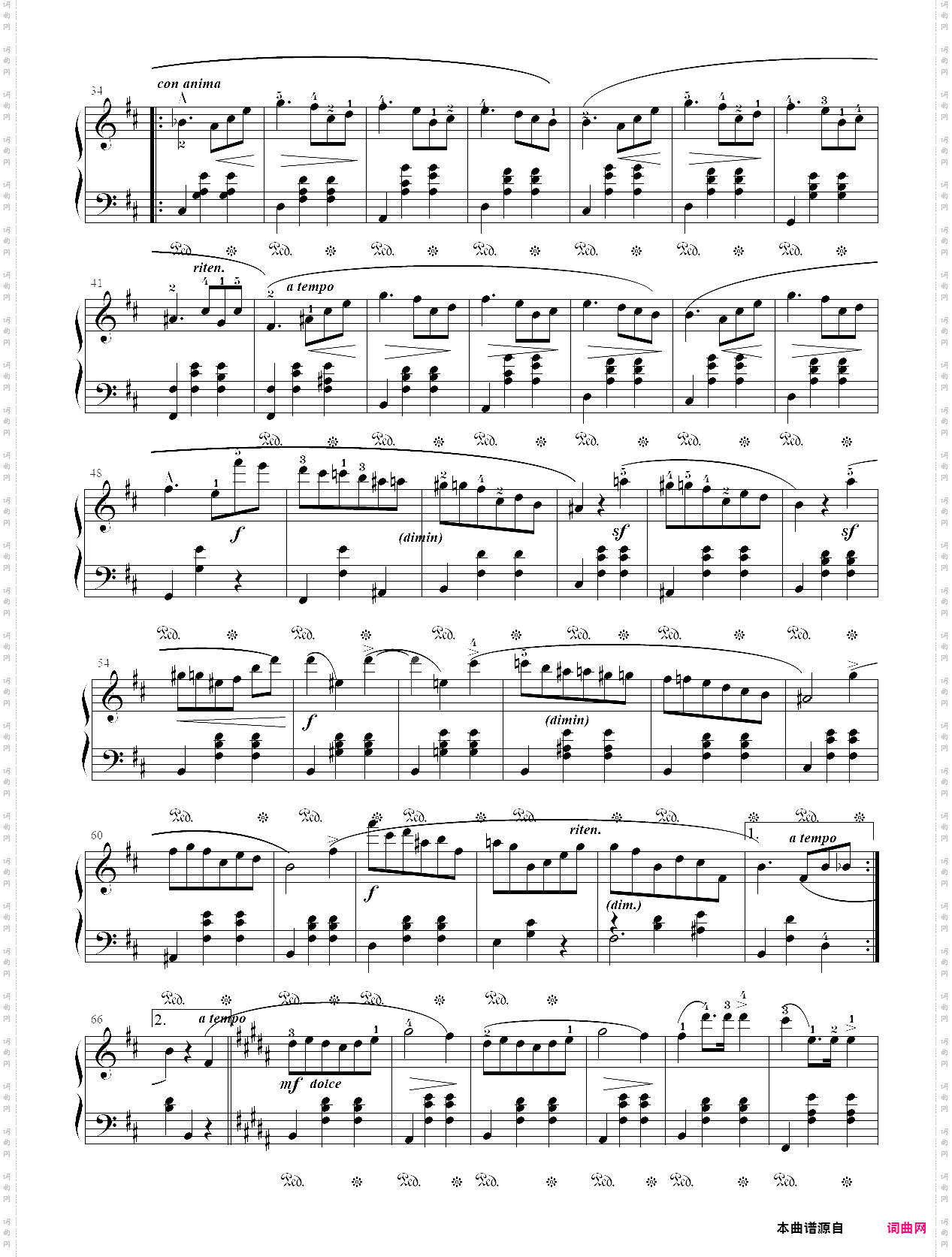 10-1·【d大调】圆舞曲op·69 no·2 - 肖邦圆舞曲集