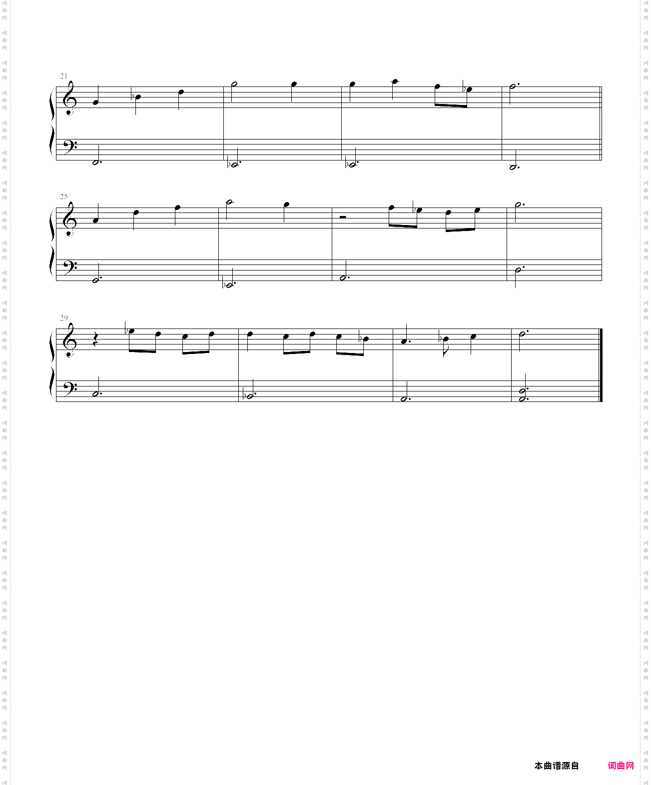 哈尔的移动城堡 人生的旋转木马 c调最简版