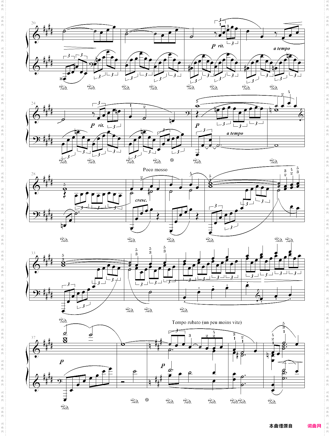 34·高师钢基四阿拉伯风-高等师范院校试用教材 钢琴基础教程修订版