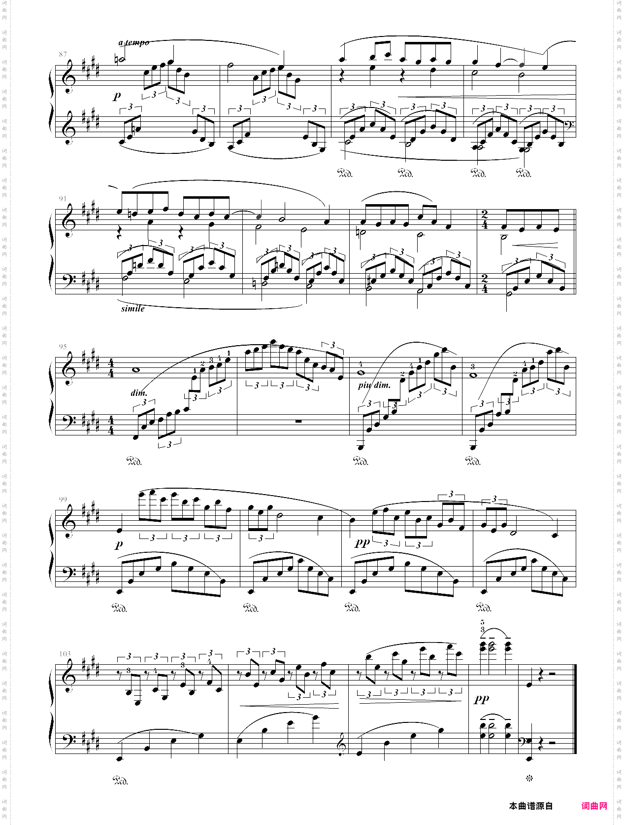 34·高师钢基四阿拉伯风-高等师范院校试用教材 钢琴基础教程修订版