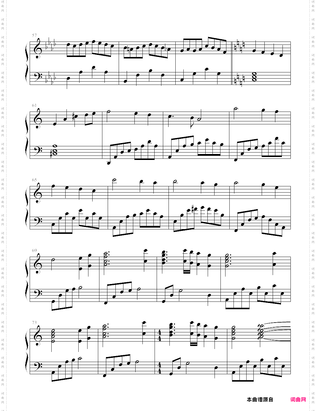 电影《勇敢的心》主题曲——for the love of a princess