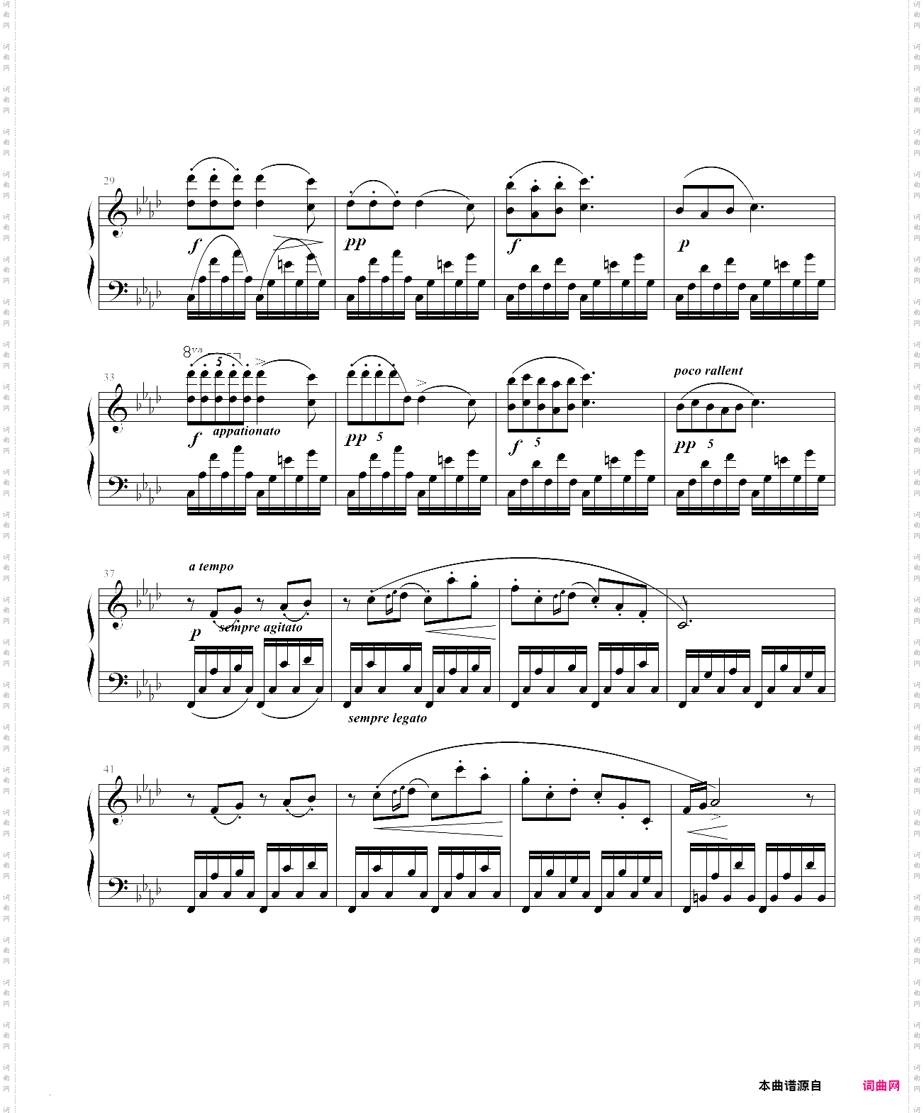 肖邦练习曲op·10 no·9