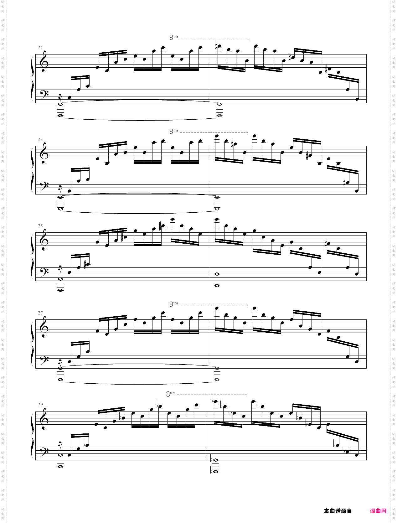 肖邦练习曲op·10 no·1