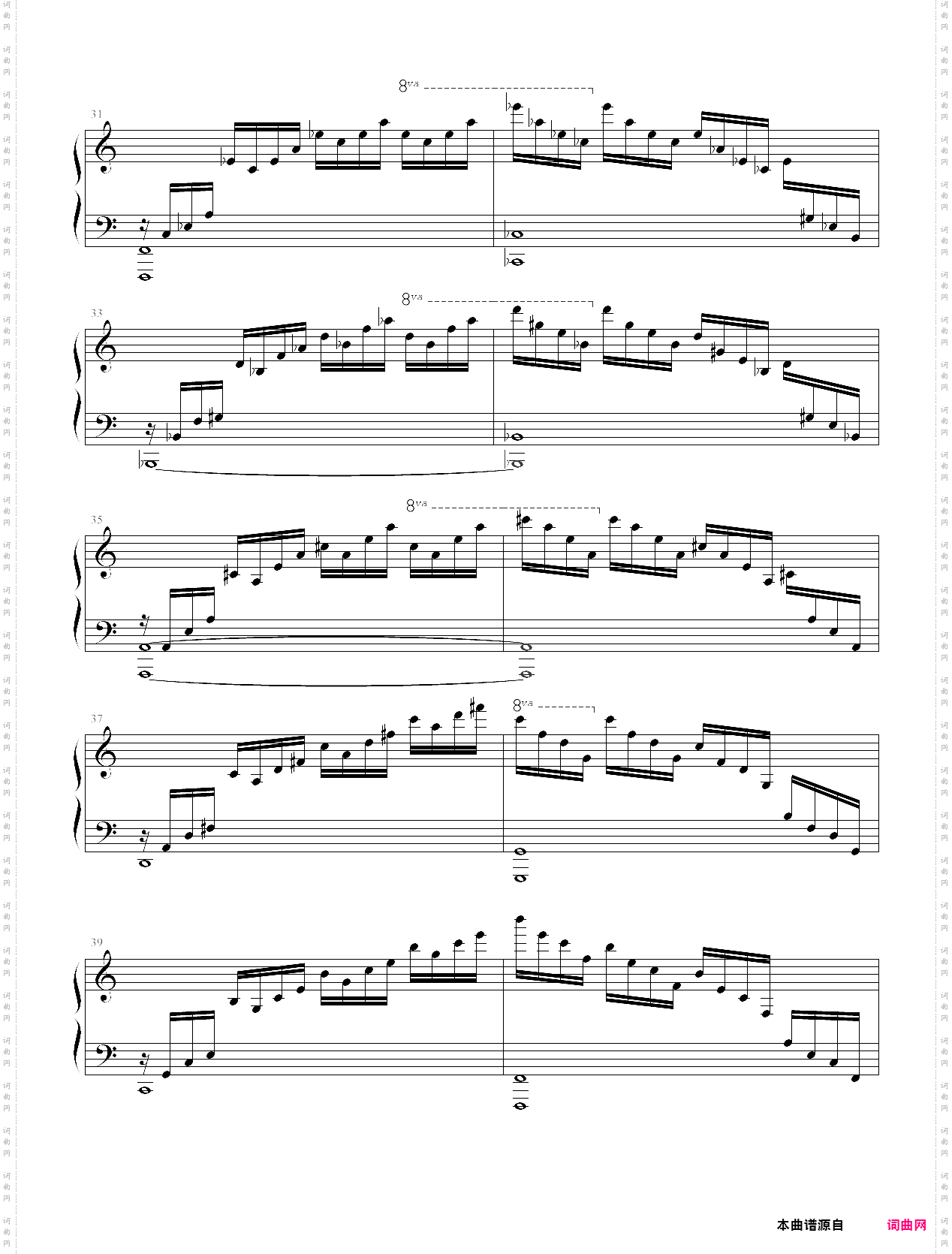 肖邦练习曲op·10 no·1
