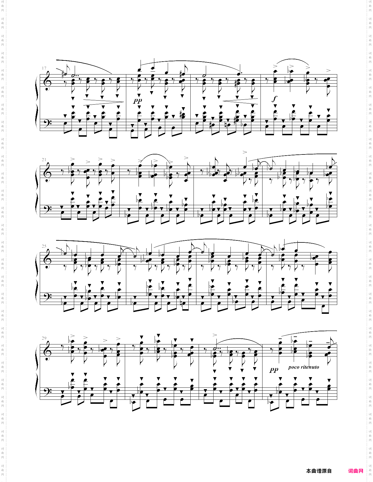 肖邦练习曲op·25 no·4