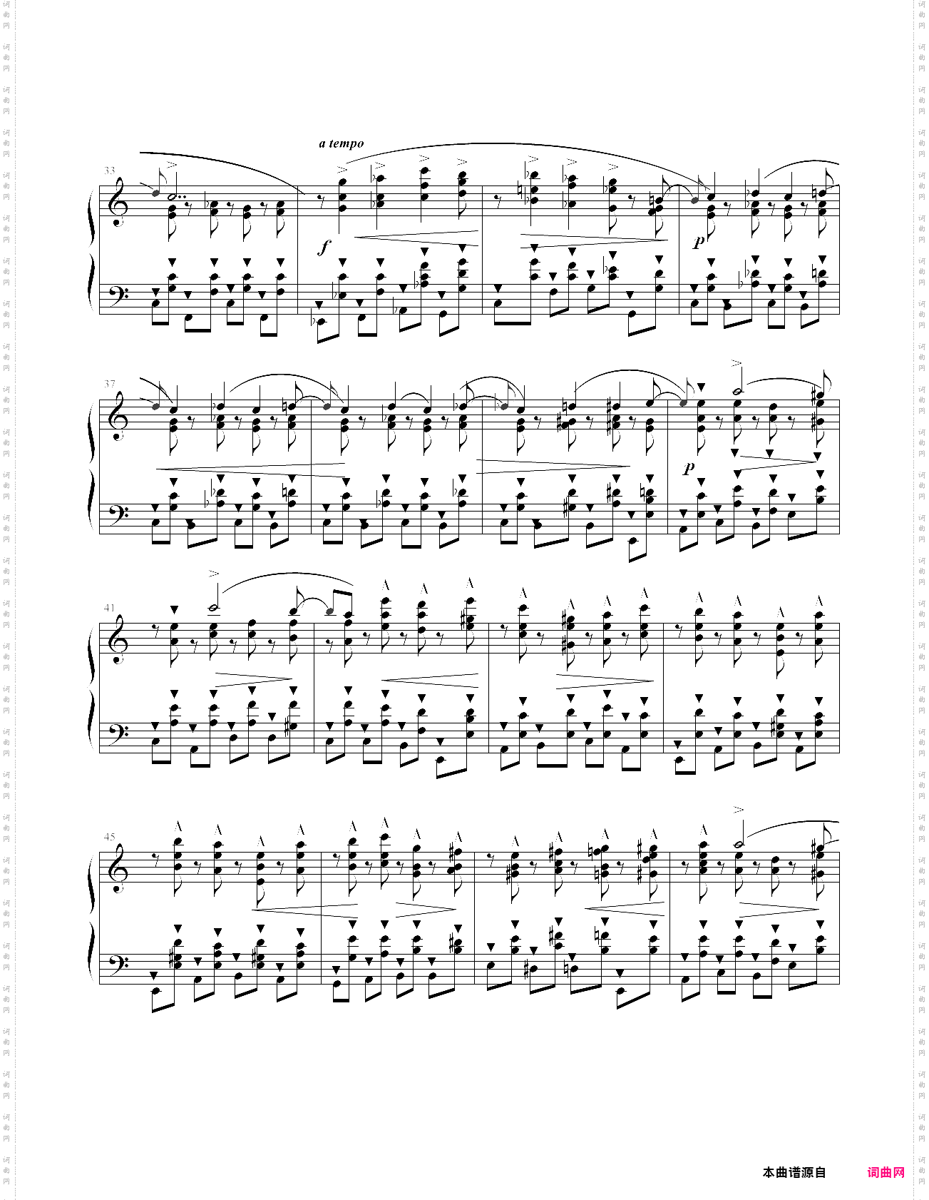 肖邦练习曲op·25 no·4