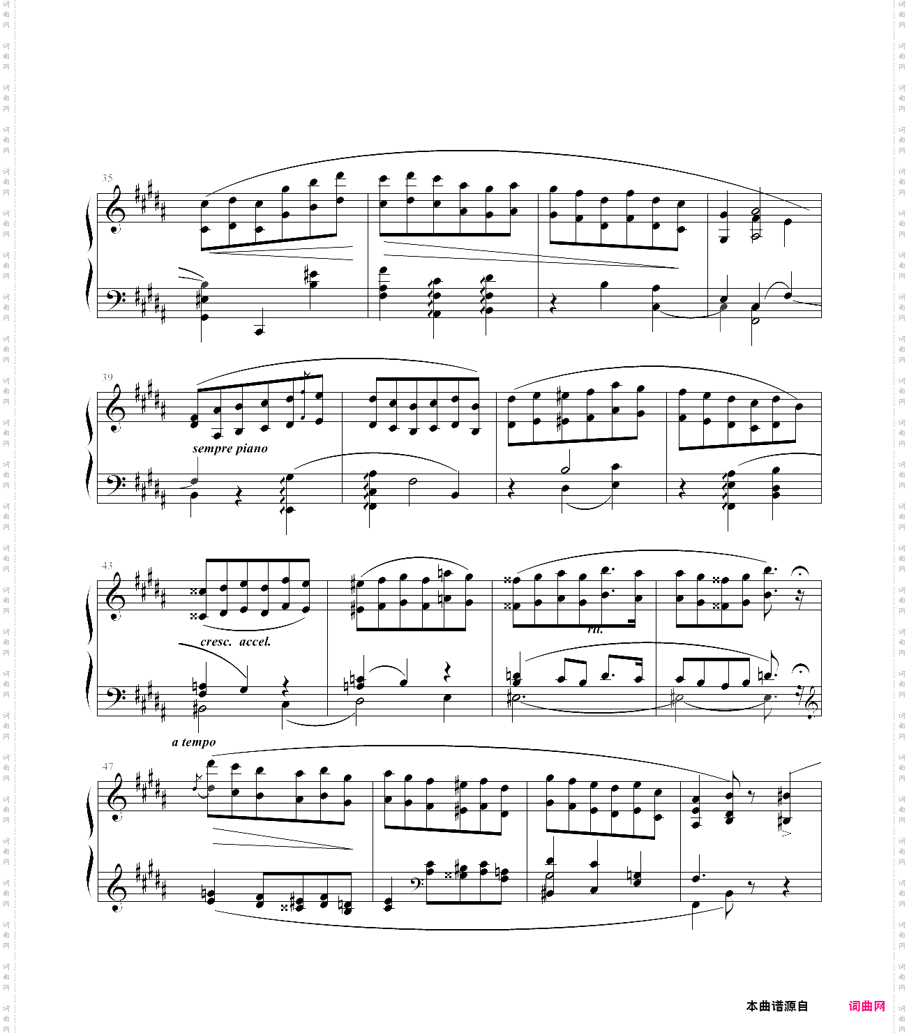 肖邦练习曲op·25 no·10