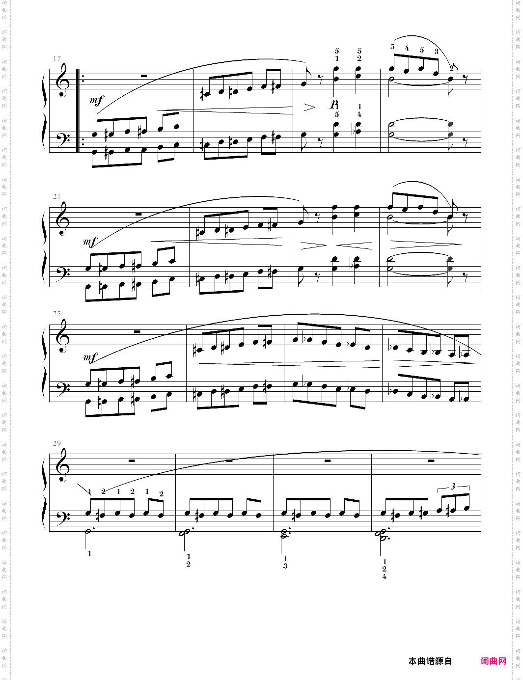 106、拜厄练习曲no·106《拜厄钢琴基本教程少儿教学版》【拜厄】-z0583