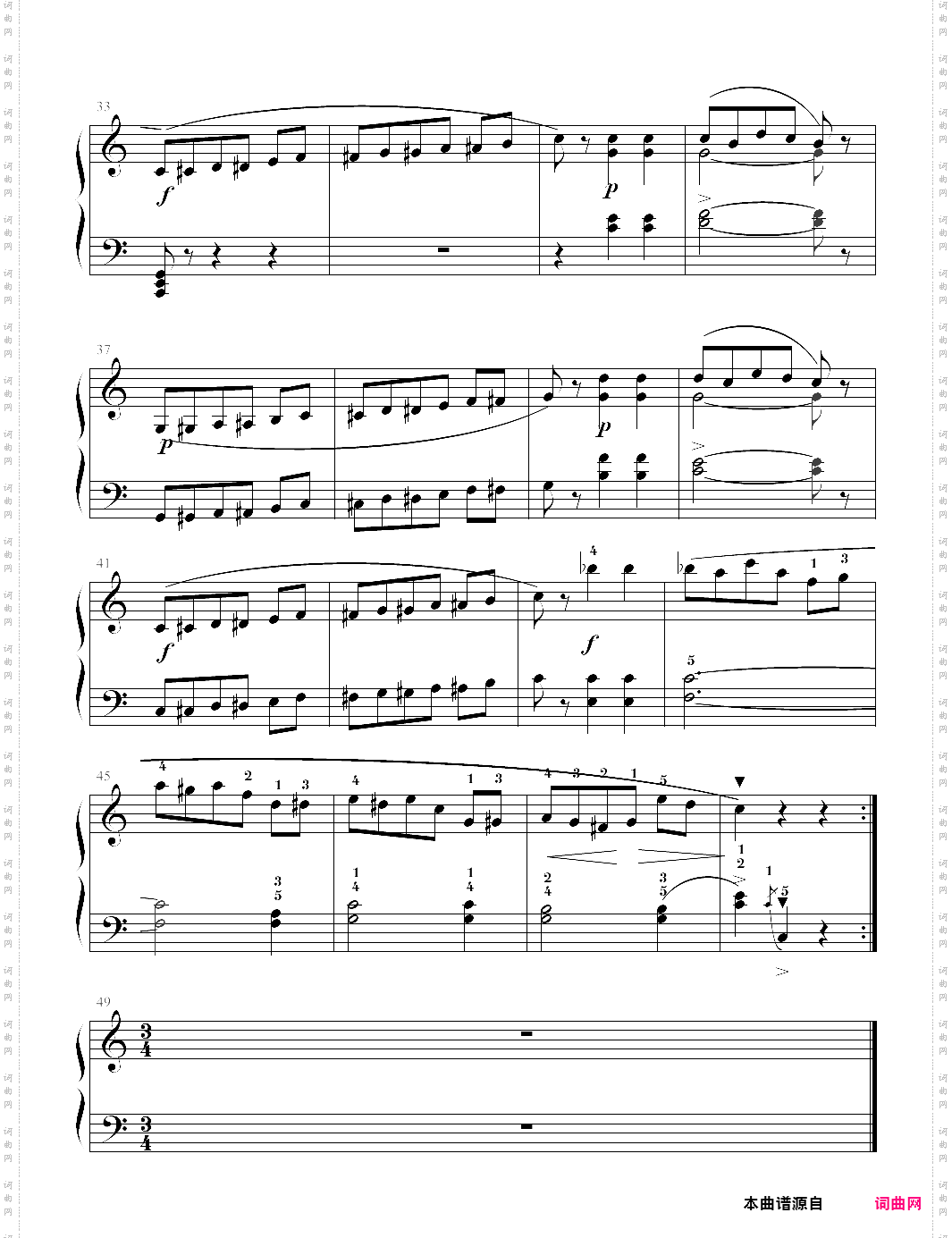 106、拜厄练习曲no·106《拜厄钢琴基本教程少儿教学版》【拜厄】-z0583