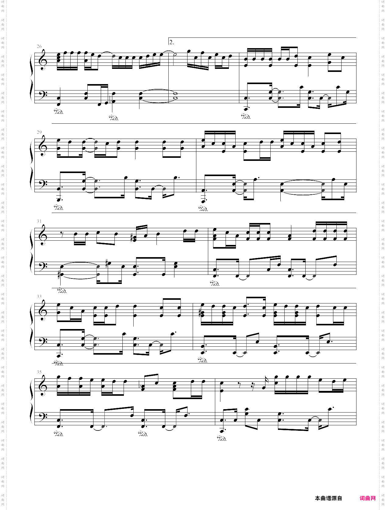 眼 鼻 嘴piano heart版