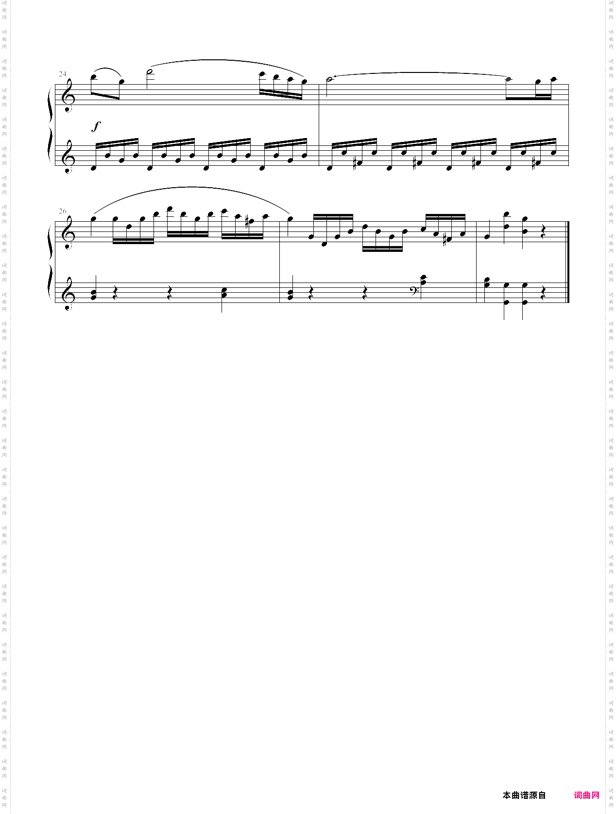 莫扎特奏鸣曲k545 简易版