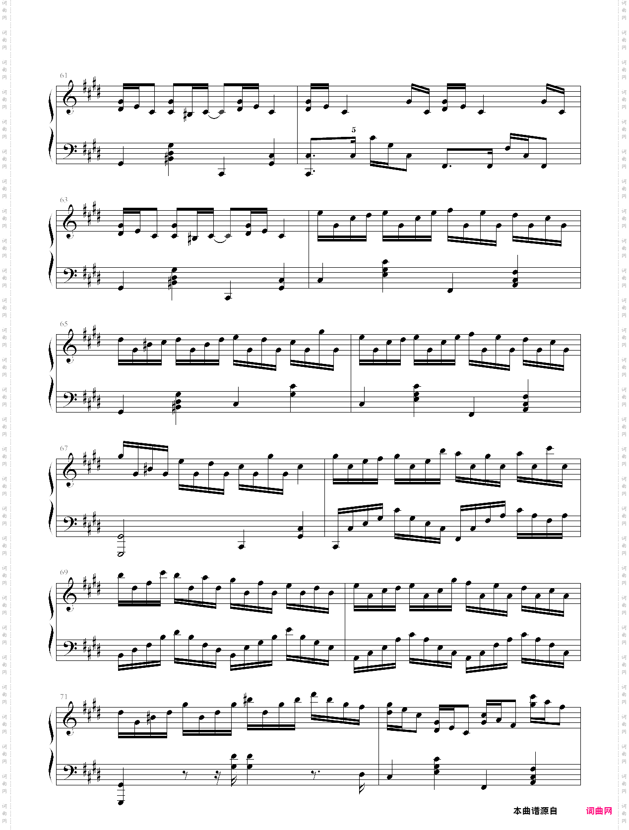 克罗地亚狂想曲金龙鱼简化版