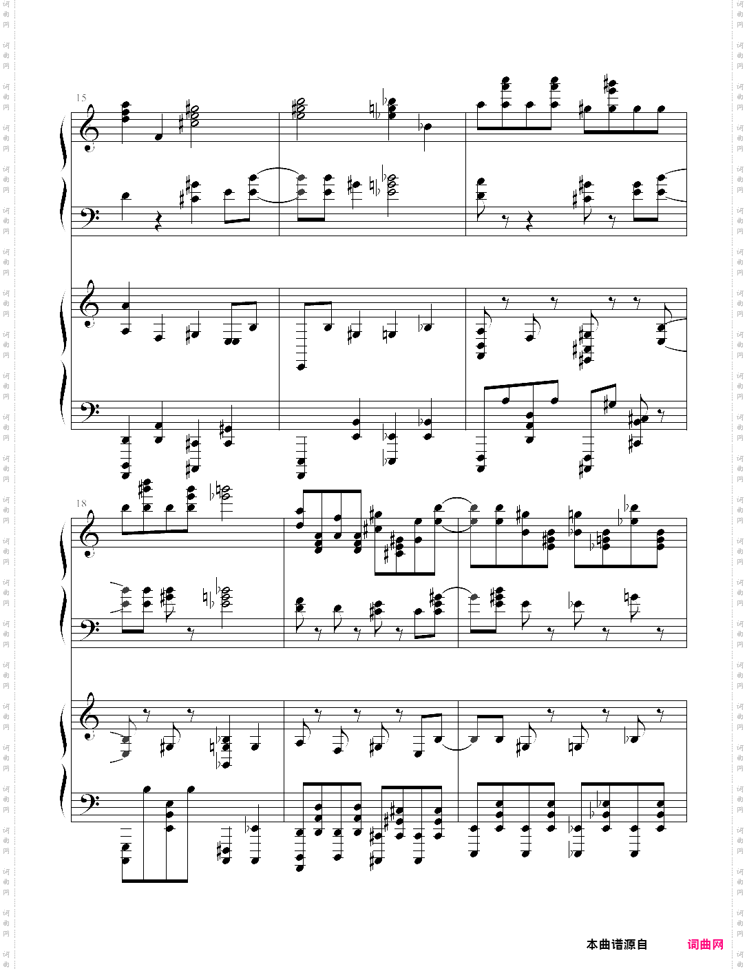 死亡华尔兹四手联弹未删减