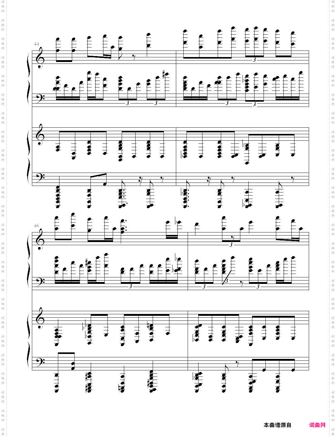 死亡华尔兹四手联弹未删减