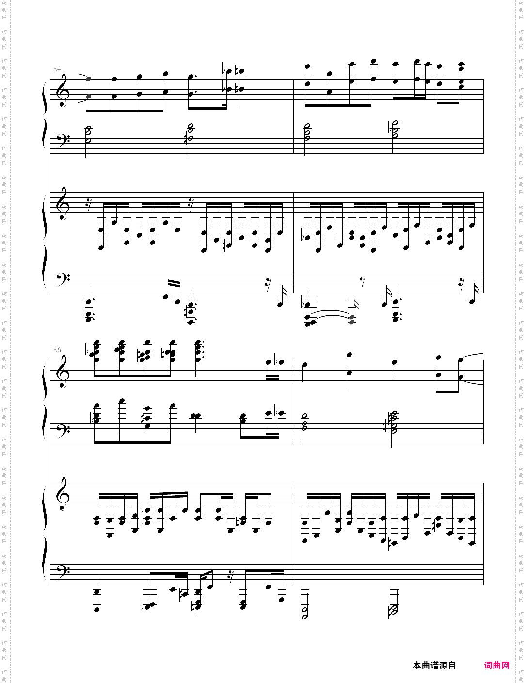 死亡华尔兹四手联弹未删减